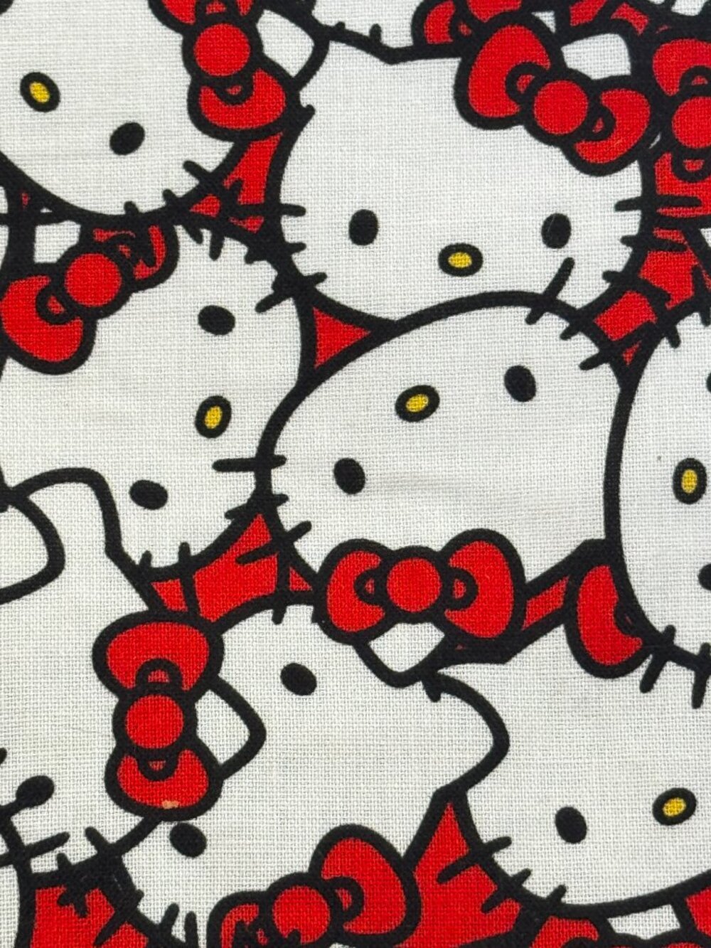 Sanrio Hello Kitty Canvas Hobo Crossbody Bag All Over Print NWT Red - Picture 5 of 10